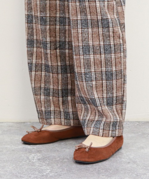 archives（アルシーヴ）の「チェックロンパース（サロペット/オーバーオール・レディース・ネイビー/グリーン/ブラウン・MEDIUM）」の19枚目の写真