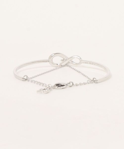 SWAROVSKI（スワロフスキー）の「【公式】【スワロフスキー】Hyperbola バングル, インフィニティ, ホワイト, ロジウム・プレーティング（ブレスレット・レディース・マルチ・ONE SIZE）」の5枚目の写真