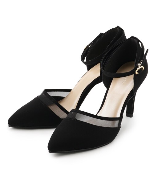 ESPERANZA(エスペランサ)の「◆【残りわずか】シースルーラインセパレートパンプス(パンプス・レディース・ブルー系2/ブラック系2/ベージュ系2/ホワイト系3・22.0cm/23.0cm/23.5cm/24.0cm/24.5cm/25.0cm/22.5cm)」の2枚目の写真