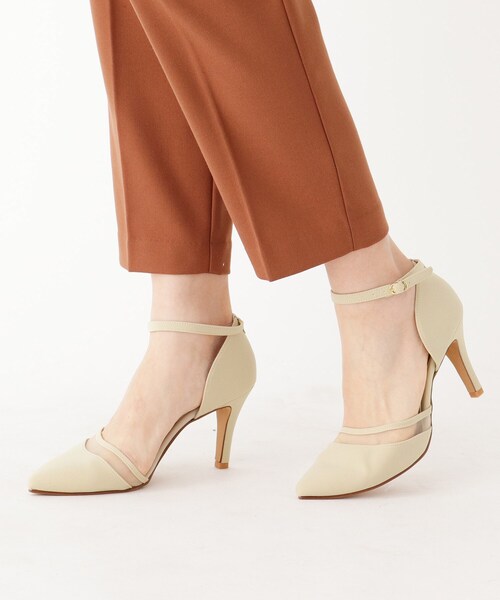 ESPERANZA(エスペランサ)の「◆【残りわずか】シースルーラインセパレートパンプス(パンプス・レディース・ブルー系2/ブラック系2/ベージュ系2/ホワイト系3・22.0cm/23.0cm/23.5cm/24.0cm/24.5cm/25.0cm/22.5cm)」の5枚目の写真