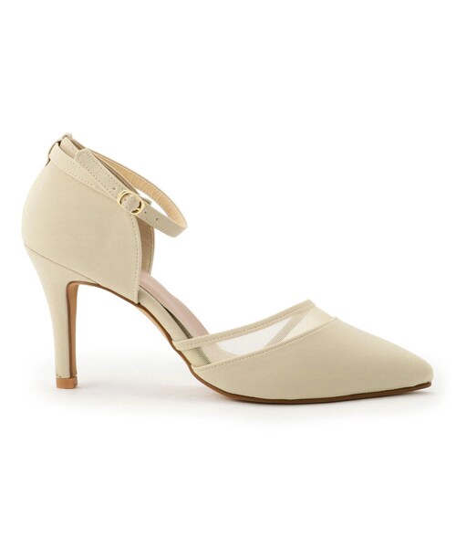 ESPERANZA(エスペランサ)の「◆【残りわずか】シースルーラインセパレートパンプス(パンプス・レディース・ブルー系2/ブラック系2/ベージュ系2/ホワイト系3・22.0cm/23.0cm/23.5cm/24.0cm/24.5cm/25.0cm/22.5cm)」の7枚目の写真