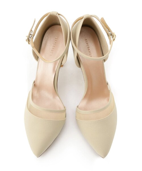 ESPERANZA(エスペランサ)の「◆【残りわずか】シースルーラインセパレートパンプス(パンプス・レディース・ブルー系2/ブラック系2/ベージュ系2/ホワイト系3・22.0cm/23.0cm/23.5cm/24.0cm/24.5cm/25.0cm/22.5cm)」の9枚目の写真