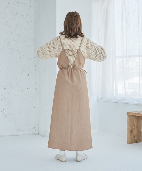 onetome（ワントゥーミー）の「マルチウェイ　キャミワンピース（ワンピース・レディース・ピンクベージュ/アイボリー・FREE）」の22枚目の写真