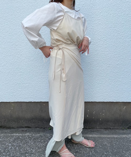 onetome（ワントゥーミー）の「マルチウェイ　キャミワンピース（ワンピース・レディース・ピンクベージュ/アイボリー・FREE）」の12枚目の写真