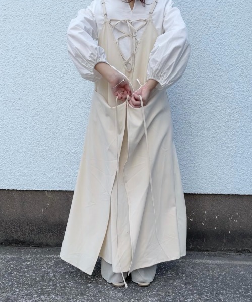 onetome（ワントゥーミー）の「マルチウェイ　キャミワンピース（ワンピース・レディース・ピンクベージュ/アイボリー・FREE）」の16枚目の写真