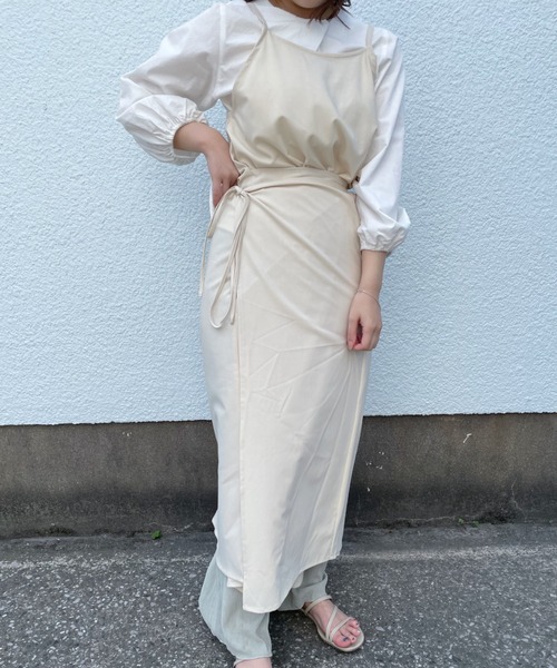 onetome（ワントゥーミー）の「マルチウェイ　キャミワンピース（ワンピース・レディース・ピンクベージュ/アイボリー・FREE）」の13枚目の写真