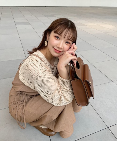 onetome（ワントゥーミー）の「マルチウェイ　キャミワンピース（ワンピース・レディース・ピンクベージュ/アイボリー・FREE）」の9枚目の写真