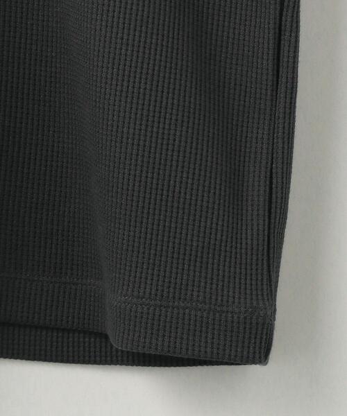 UNITED ARROWS & SONS(ユナイテッドアローズアンドサンズ)の「UNITED ARROWS & SONS(ユナイテッドアローズ&サンズ)THERMAL TEE(Tシャツ/カットソー・メンズ・ホワイト/ダークグレー/オリーブ・S/M/L/XL)」の7枚目の写真