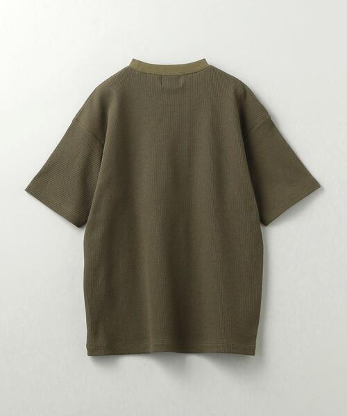 UNITED ARROWS & SONS(ユナイテッドアローズアンドサンズ)の「UNITED ARROWS & SONS(ユナイテッドアローズ&サンズ)THERMAL TEE(Tシャツ/カットソー・メンズ・ホワイト/ダークグレー/オリーブ・S/M/L/XL)」の13枚目の写真