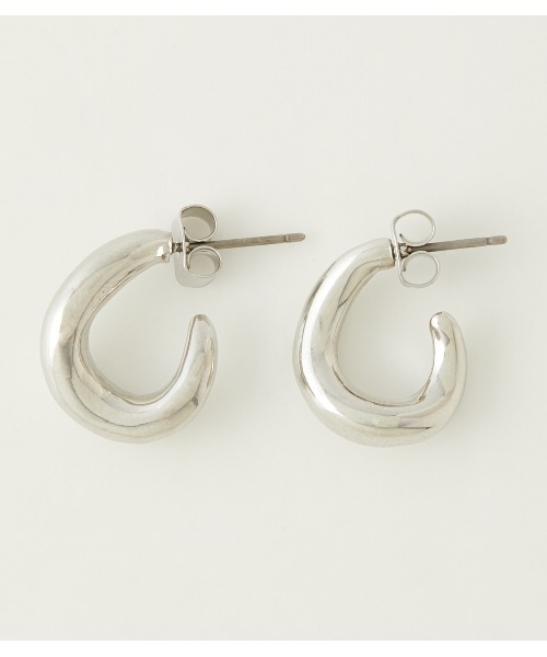 AZUL by moussy（アズールバイマウジー）の「HORN METAL MINI EARRINGS／ホーンメタルミニイヤリング（ピアス（両耳用）・レディース・シルバー/ゴールド系その他・FREE）」の2枚目の写真