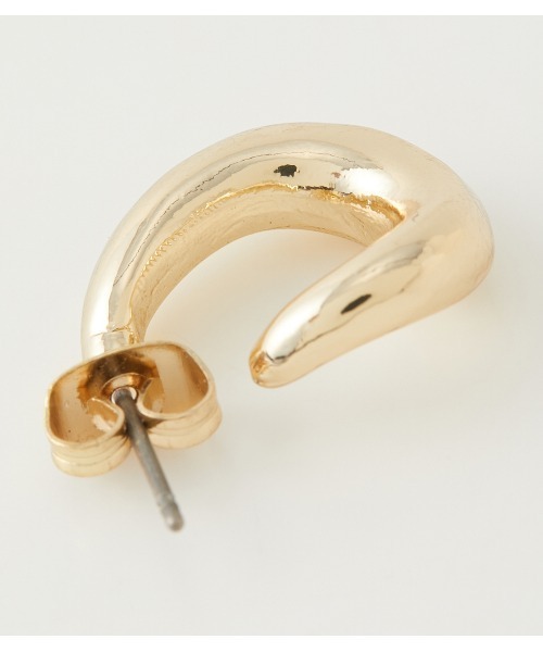 AZUL by moussy（アズールバイマウジー）の「HORN METAL MINI EARRINGS／ホーンメタルミニイヤリング（ピアス（両耳用）・レディース・シルバー/ゴールド系その他・FREE）」の6枚目の写真