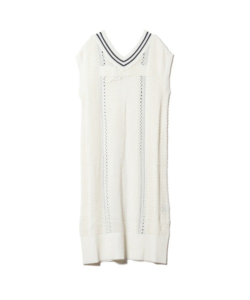 LAYMEE（レイミー）の「Glory knit / グローリーニット（ニット/セーター・レディース・ダークネイビー/グレー/ホワイト・FREE）」の2枚目の写真
