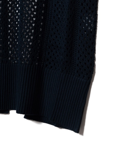 LAYMEE（レイミー）の「Glory knit / グローリーニット（ニット/セーター・レディース・ダークネイビー/グレー/ホワイト・FREE）」の7枚目の写真