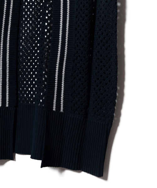 LAYMEE（レイミー）の「Glory knit / グローリーニット（ニット/セーター・レディース・ダークネイビー/グレー/ホワイト・FREE）」の9枚目の写真