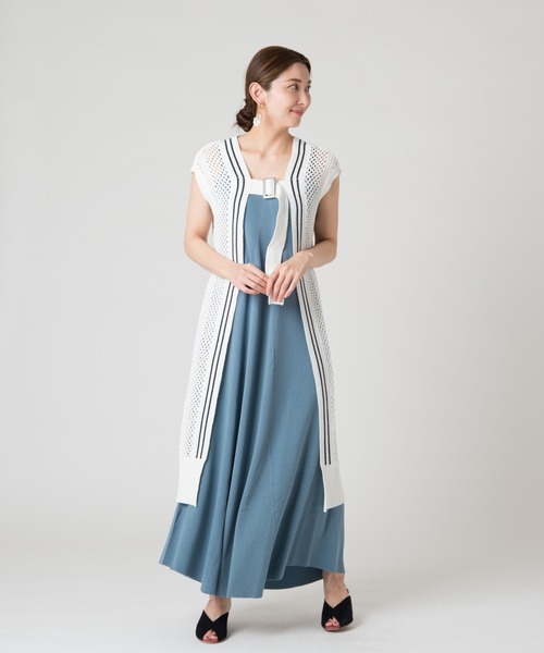 LAYMEE（レイミー）の「Glory knit / グローリーニット（ニット/セーター・レディース・ダークネイビー/グレー/ホワイト・FREE）」の15枚目の写真