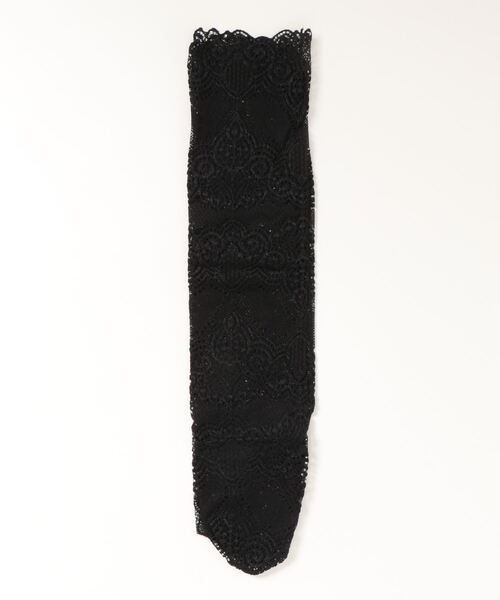 Fun & Daily（ファンアンドデイリー）の「F&D : クラシックレースソックス（ソックス/靴下・レディース・ホワイト/ブラック・FREE）」の4枚目の写真