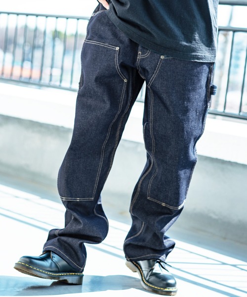 KEY（キイ）の「KEY インディゴデニム/ロガーダンガリー（デニムパンツ・メンズ・インディゴブルー/ワンウォッシュ・40inch/32inch/34inch/36inch/30inch）」の17枚目の写真