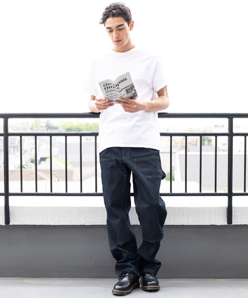 KEY（キイ）の「KEY インディゴデニム/ロガーダンガリー（デニムパンツ・メンズ・インディゴブルー/ワンウォッシュ・40inch/32inch/34inch/36inch/30inch）」の6枚目の写真