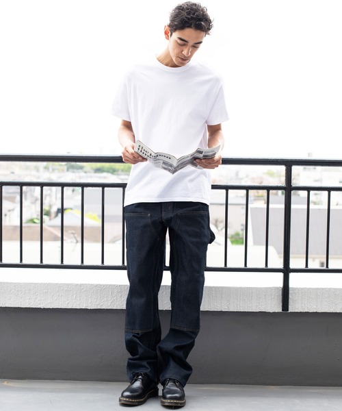 KEY（キイ）の「KEY インディゴデニム/ロガーダンガリー（デニムパンツ・メンズ・インディゴブルー/ワンウォッシュ・40inch/32inch/34inch/36inch/30inch）」の7枚目の写真