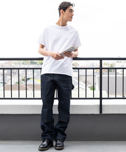 KEY（キイ）の「KEY インディゴデニム/ロガーダンガリー（デニムパンツ・メンズ・インディゴブルー/ワンウォッシュ・40inch/32inch/34inch/36inch/30inch）」の9枚目の写真