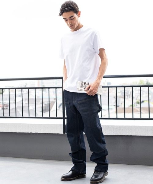 KEY（キイ）の「KEY インディゴデニム/ロガーダンガリー（デニムパンツ・メンズ・インディゴブルー/ワンウォッシュ・40inch/32inch/34inch/36inch/30inch）」の14枚目の写真