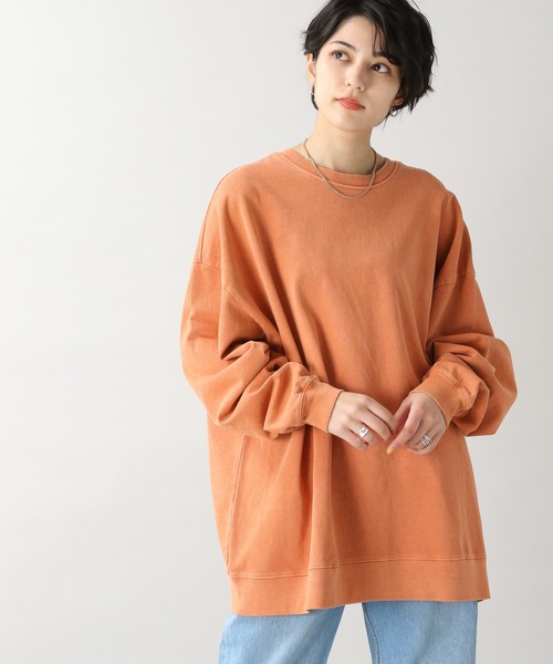 RAGEBLUE(レイジブルー)の「<前後着用可能>リサイクルコットン2WAYロンT/930898(Tシャツ/カットソー・メンズ・オレンジ/グリーン系その他/ブラック・FREE)」の3枚目の写真