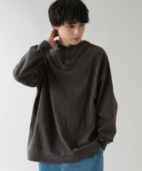 RAGEBLUE(レイジブルー)の「<前後着用可能>リサイクルコットン2WAYロンT/930898(Tシャツ/カットソー・メンズ・オレンジ/グリーン系その他/ブラック・FREE)」の12枚目の写真