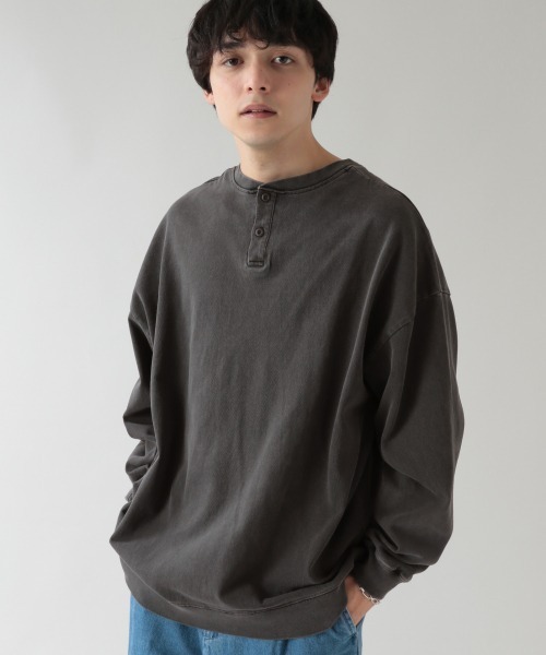 RAGEBLUE(レイジブルー)の「<前後着用可能>リサイクルコットン2WAYロンT/930898(Tシャツ/カットソー・メンズ・オレンジ/グリーン系その他/ブラック・FREE)」の8枚目の写真