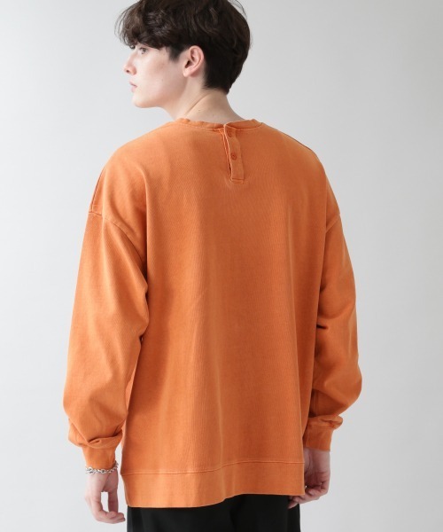 RAGEBLUE(レイジブルー)の「<前後着用可能>リサイクルコットン2WAYロンT/930898(Tシャツ/カットソー・メンズ・オレンジ/グリーン系その他/ブラック・FREE)」の17枚目の写真