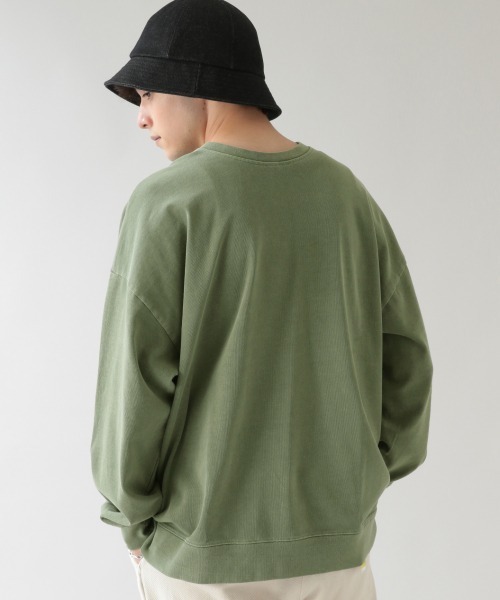 RAGEBLUE(レイジブルー)の「<前後着用可能>リサイクルコットン2WAYロンT/930898(Tシャツ/カットソー・メンズ・オレンジ/グリーン系その他/ブラック・FREE)」の21枚目の写真