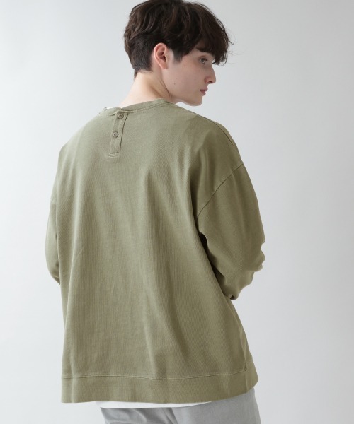 RAGEBLUE(レイジブルー)の「<前後着用可能>リサイクルコットン2WAYロンT/930898(Tシャツ/カットソー・メンズ・オレンジ/グリーン系その他/ブラック・FREE)」の14枚目の写真