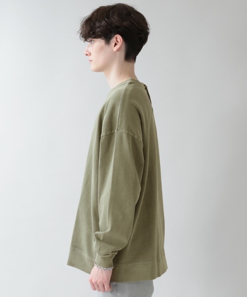 RAGEBLUE(レイジブルー)の「<前後着用可能>リサイクルコットン2WAYロンT/930898(Tシャツ/カットソー・メンズ・オレンジ/グリーン系その他/ブラック・FREE)」の10枚目の写真