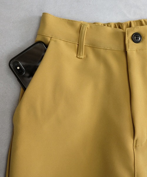 ＡＮＤＪ（アンドジェイ）の「ハイウエストセミフレアパンツ（その他パンツ・レディース・ブラック/グリーン/イエロー/ベージュ系その他・M）」の12枚目の写真