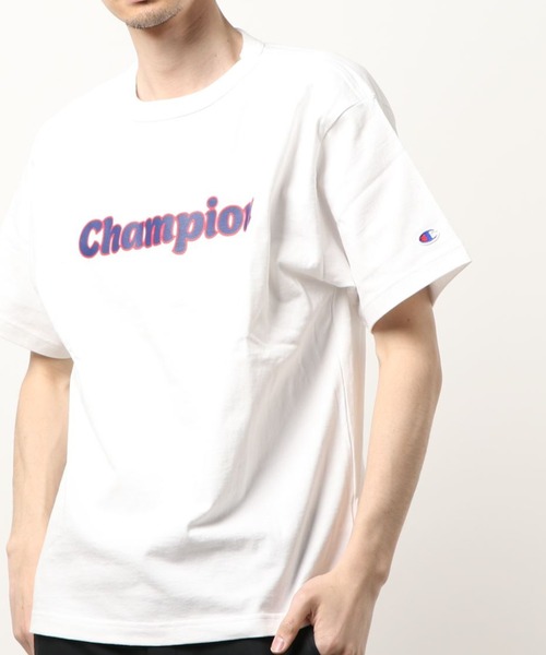 Champion ポップロゴtシャツ Tシャツ カットソー Champion チャンピオン のファッション通販 Zozotown