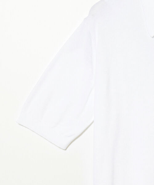 JOHN SMEDLEY(ジョンスメドレー)の「JOHN SMEDLEY / ISIS 30ゲージ コットンニットポロ(ポロシャツ・メンズ・ネイビー/ブラック/ブルー系その他4/ライトグレー/グリーン・MEDIUM/SMALL/X-SMALL)」の7枚目の写真