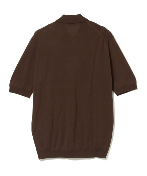 JOHN SMEDLEY(ジョンスメドレー)の「JOHN SMEDLEY / ISIS 30ゲージ コットンニットポロ(ポロシャツ・メンズ・ネイビー/ブラック/ブルー系その他4/ライトグレー/グリーン・MEDIUM/SMALL/X-SMALL)」の13枚目の写真