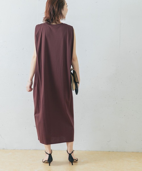URBAN RESEARCH ROSSO（アーバンリサーチロッソ）の「ペルヴィアンロングワンピース（ワンピース・レディース・ライトカーキ/ピンク系その他/ネイビー・FREE）」の20枚目の写真