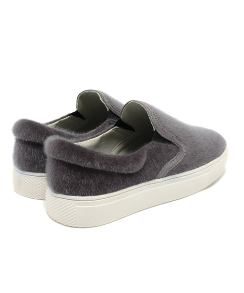 CIAOPANIC（チャオパニック）の「【Ciaopanic】ベロアスリッポン（スニーカー・レディース・ブルー/ホワイト/グリーン・24/25/23）」の7枚目の写真