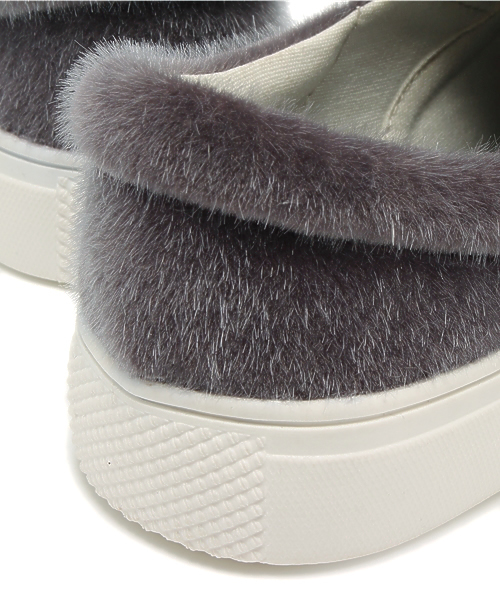 CIAOPANIC（チャオパニック）の「【Ciaopanic】ベロアスリッポン（スニーカー・レディース・ブルー/ホワイト/グリーン・24/25/23）」の10枚目の写真