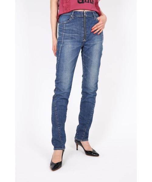 HYSTERIC GLAMOUR（ヒステリックグラマー）の「スキニーデニムパンツ（デニムパンツ・レディース・インディゴブルー/ブラック・25inch/26inch/28inch/27inch）」の4枚目の写真