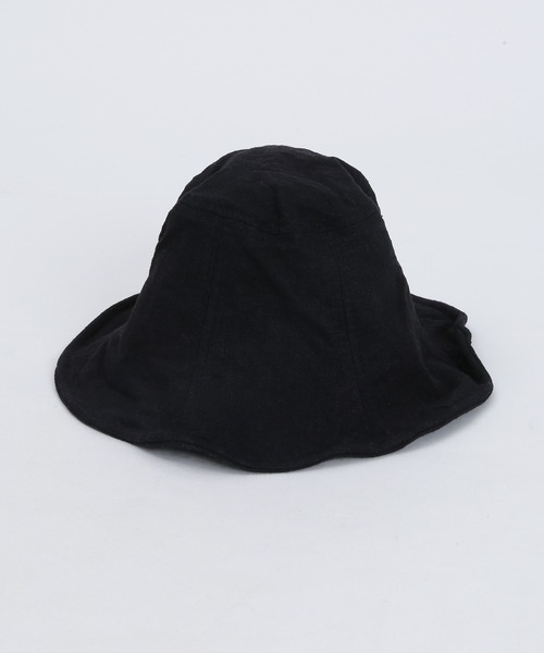 WC（ダブル シー）の「無地チューリップハット（ハット・レディース・ホワイト/ブラック・FREE）」の8枚目の写真