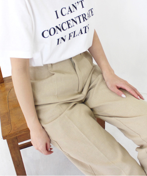 MODE ROBE(モードローブ)の「センタープレスコットンパンツ(その他パンツ・レディース・ベージュ/アイボリー・FREE)」の15枚目の写真