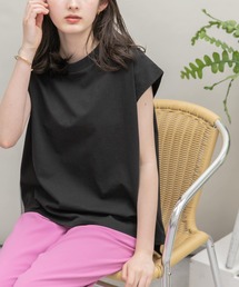 UR Lab.　ICESUMMER フレンチスリーブタックTシャツ