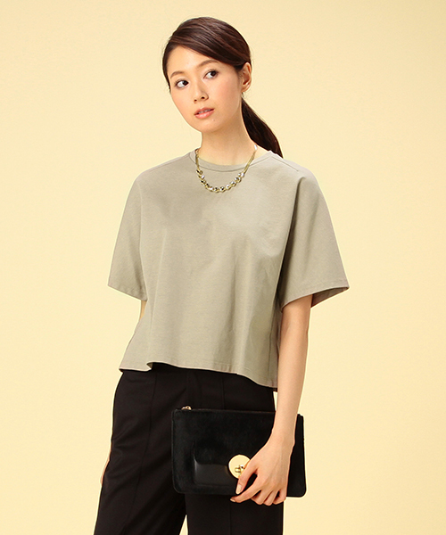 Demi-Luxe BEAMS（デミルクス ビームス）の「【Marisol6月号掲載】THE IRON / コットン カンバス プルオーバー（Tシャツ/カットソー・レディース・ホワイト/ベージュ・ONE SIZE）」の2枚目の写真