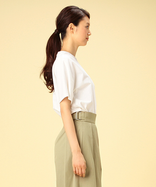 Demi-Luxe BEAMS（デミルクス ビームス）の「【Marisol6月号掲載】THE IRON / コットン カンバス プルオーバー（Tシャツ/カットソー・レディース・ホワイト/ベージュ・ONE SIZE）」の7枚目の写真