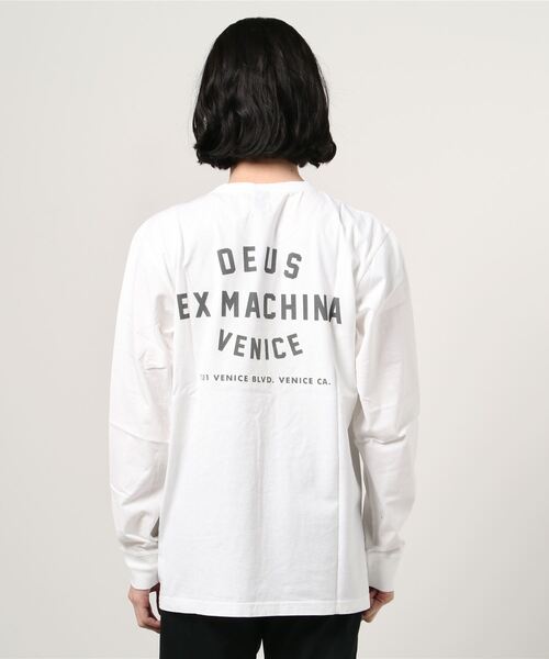 JACK & MARIE（ジャックアンドマリー）の「DEUS Venice Long-Sleeve Tee (デウス )(2colors)(T_DMA61831B)（Tシャツ/カットソー・メンズ・ブラック/ホワイト・M/L）」の4枚目の写真