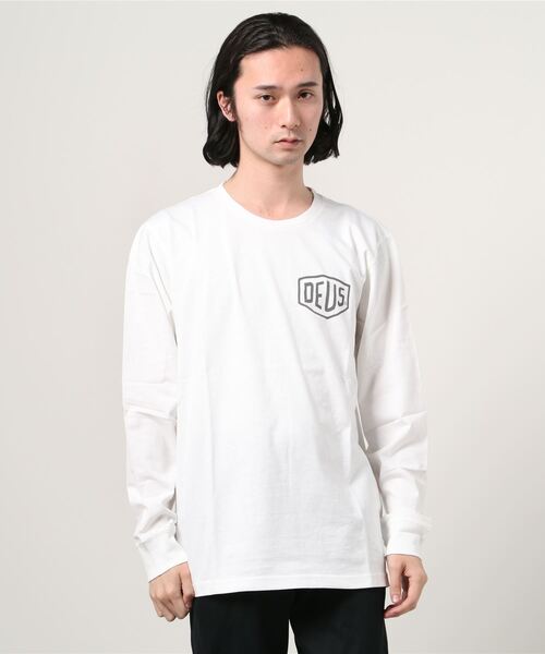 JACK & MARIE（ジャックアンドマリー）の「DEUS Venice Long-Sleeve Tee (デウス )(2colors)(T_DMA61831B)（Tシャツ/カットソー・メンズ・ブラック/ホワイト・M/L）」の7枚目の写真