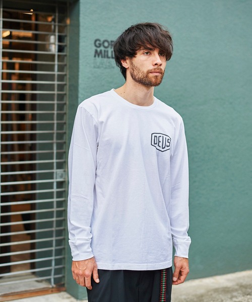 JACK & MARIE（ジャックアンドマリー）の「DEUS Venice Long-Sleeve Tee (デウス )(2colors)(T_DMA61831B)（Tシャツ/カットソー・メンズ・ブラック/ホワイト・M/L）」の16枚目の写真