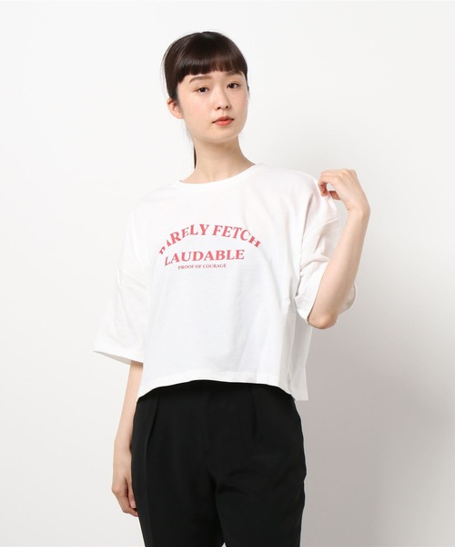 セール ショート丈ロゴtシャツ Tシャツ カットソー Ingni イング のファッション通販 Zozotown