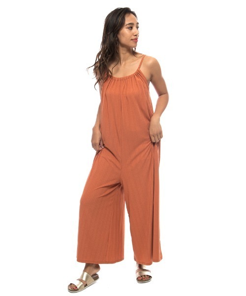 BILLABONG（ビラボン）の「BILLABONG レディース 【CHILLWEAR】 ONE PIECE DRESS ワンピース 【2021年夏モデル】/ビラボンワイドパンツジャンプスーツ（ワンピース・レディース・ブラック/ホワイト/レンガ・LARGE/MEDIUM）」の9枚目の写真